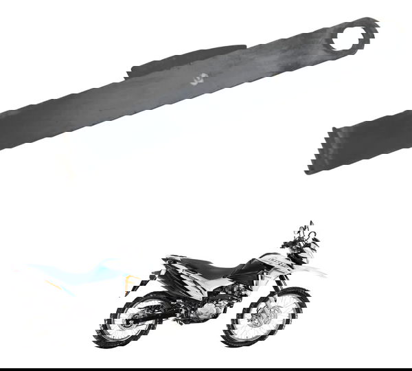 Alça Fixação Bateria Honda Nxr 160 Bros 15-23 Original Cinza-escuro