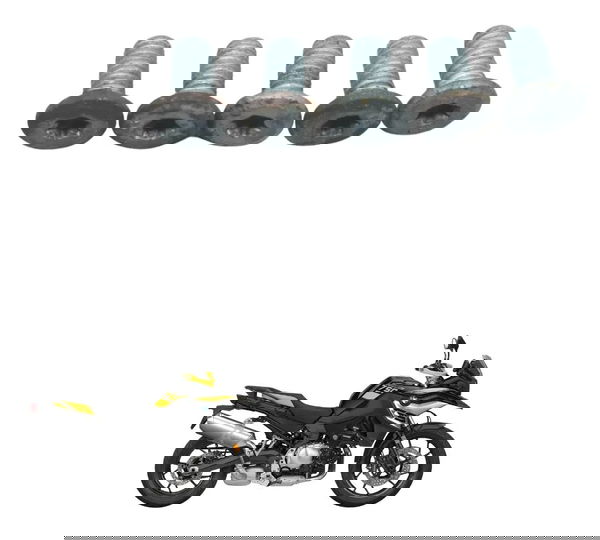 Jogo Parafusos Disco Freio Traseiro Bmw F 750 Gs 18-22 Origi