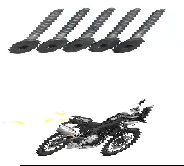 Jogo Parafuso Disco Freio Dianteiro Bmw F 750 Gs 18-22 Origi