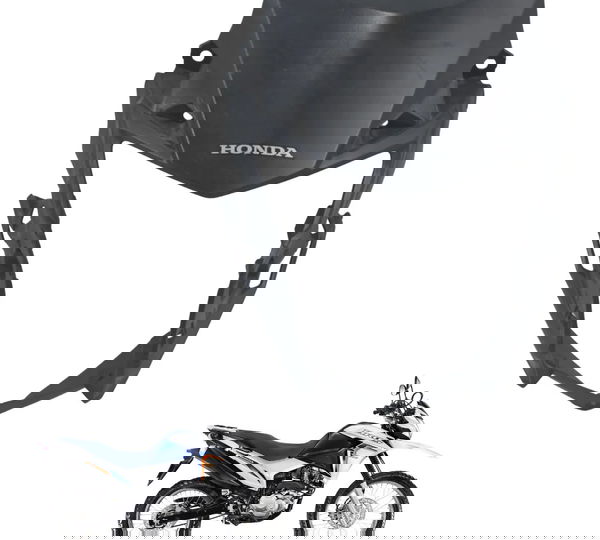 Acabamento Moldura Farol Honda Nxr 160 Bros 15-23 Original Preto