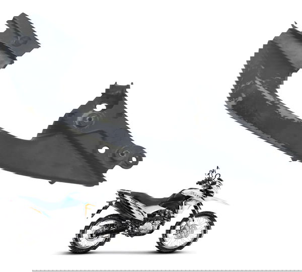 Alça Traseira Esquerda Honda Nxr 160 Bros 15-23 Original Preto