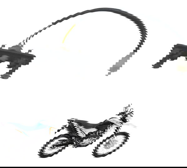 Carcaça Luz Placa Honda Nxr 160 Bros 15-23 Original