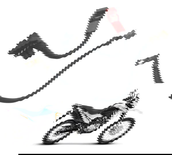 Cabo +/- Bateria Honda Nxr 160 Bros 15-23 Original Preto