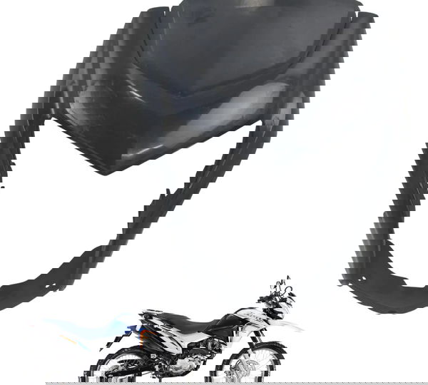 Carenagem Farol Honda Nxr 160 Bros 15-23 Original Preto