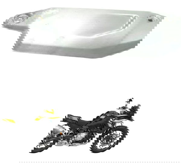 Protetor Coletor Curva Escape C/deta Bmw F 750 Gs 18-22 Orig