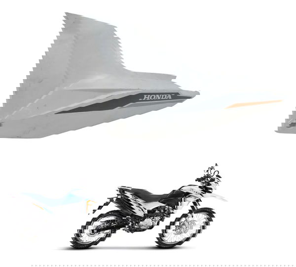 Carenagem Lateral Esquerda Honda Nxr 160 Bros 15-23 Original Branco