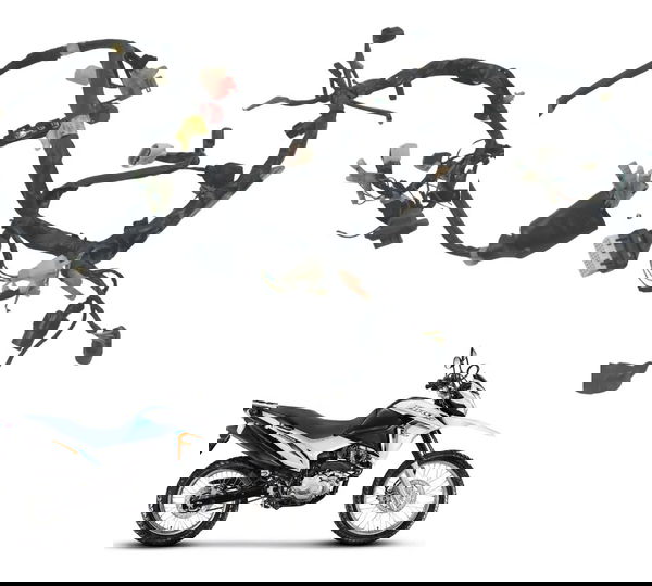 Chicote Principal C/avaria Honda Nxr 160 Bros 15-23 Original