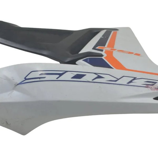 Carenagem Lateral Tanque Esq Honda Nxr 160 Bros 15-23 Orig Branco