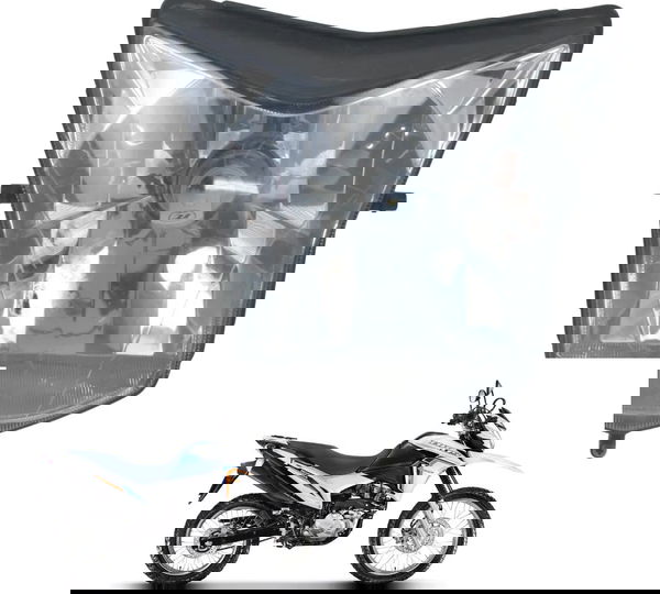 Farol Bloco Óptico Honda Nxr 160 Bros 15-23 Original Ambos Lados