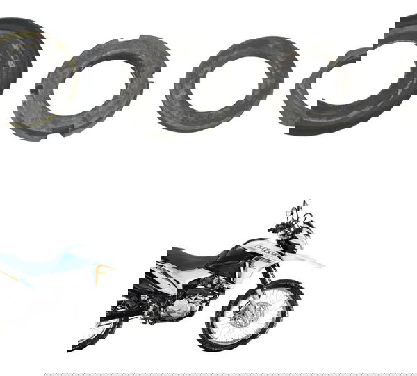 Kit Porca Mesa Inferior Honda Nxr 160 Bros 15-23 Original