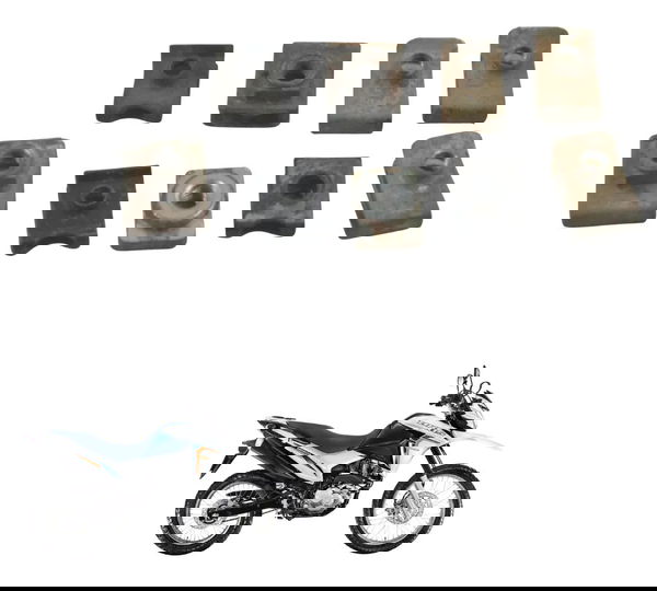 Kit Presilhas Carenagem Honda Nxr 160 Bros 15-23 Original