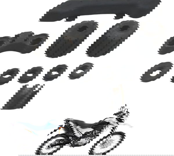 Kit Coxim Diversos Honda Nxr 160 Bros 15-23 Original