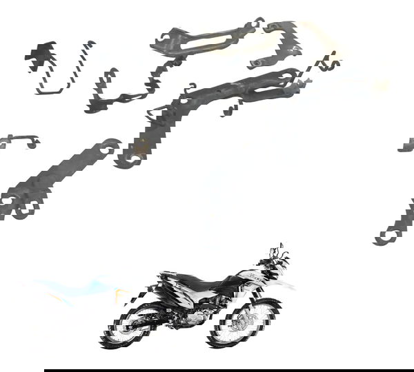 Kit Suporte Diversos Honda Nxr 160 Bros 15-23 Original