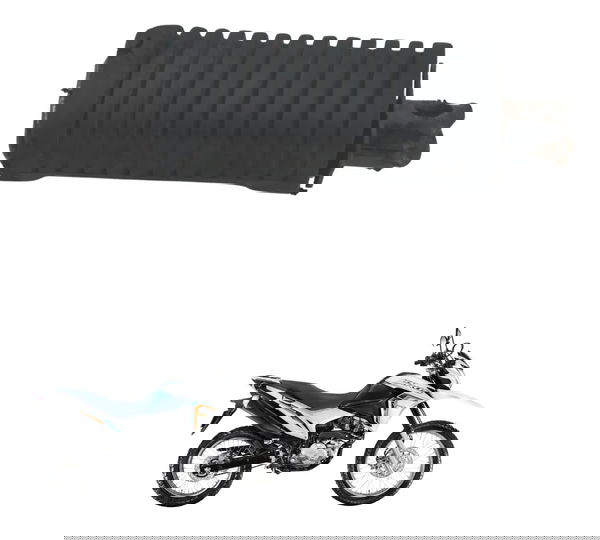 Pedaleira Traseira Esquerd Honda Nxr 160 Bros 15-23 Original