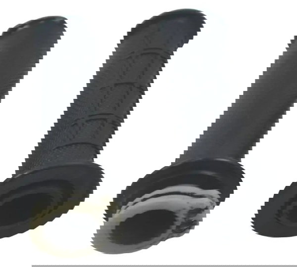 Par Manopla C/ Avaria Honda Nxr 160 Bros 15-23 Preto