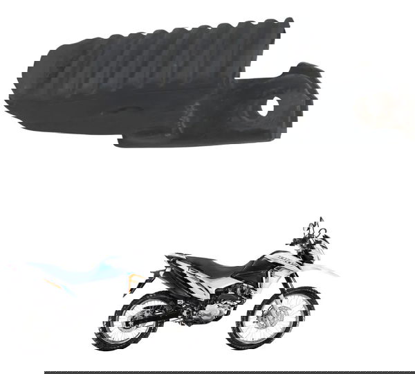 Pedaleira Dianteira Dir Honda Nxr 160 Bros 15-23 Original