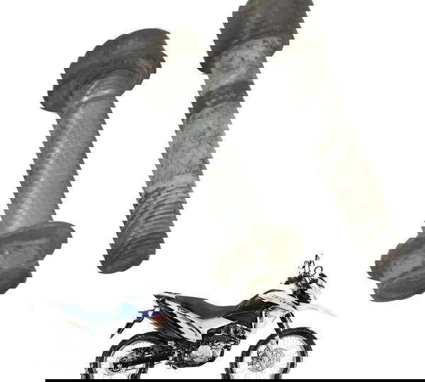 Par Parafuso Amortecedor Tras Honda Nxr 160 Bros 15-23 Orig