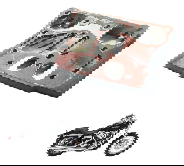 Acabamento Tampa Cabeçote C/det Harley Dyna 08-11 Original