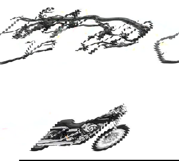 Chicote Principal C/avaria Harley Dyna 08-11 Original