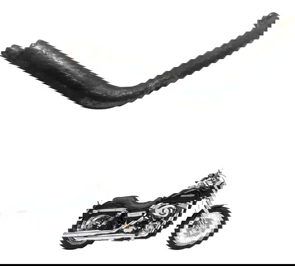 Curva Escape Dianteira C/avaria Harley Dyna 08-11 Original
