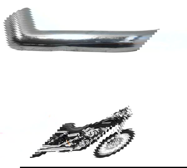 Capa Curva Escape Traseira Harley Dyna 08-11 Original