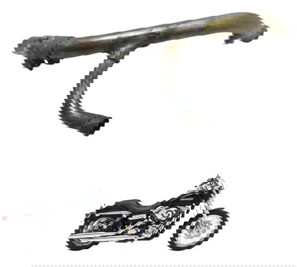 Curva Escape Traseiro C/avaria Harley Dyna 08-11 Original