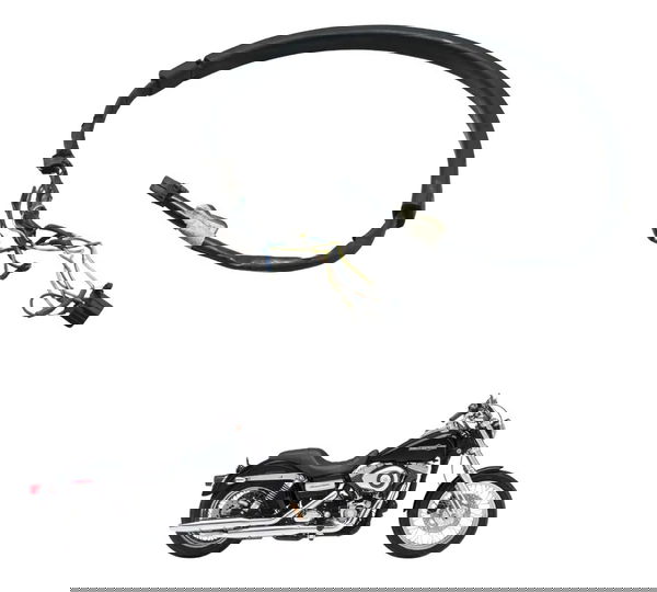 Chicote Lanterna Traseira C/avaria Harley Dyna 08-11 Origina