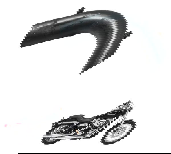 Capa Escape Traseira C/detalhes Harley Dyna 08-11 Original