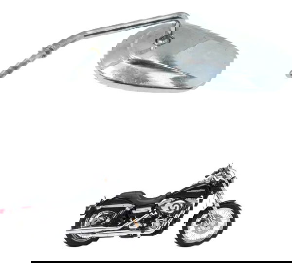 Espelho Retrovisor Esquerdo C/avaria Harley Dyna 08-11 Origi