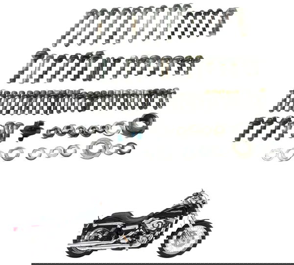 Kit Parafuso Diversos Harley Dyna 08-11 Original