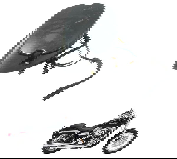 Lanterna Traseira C/detalhes Paralela Harley Dyna 08-11