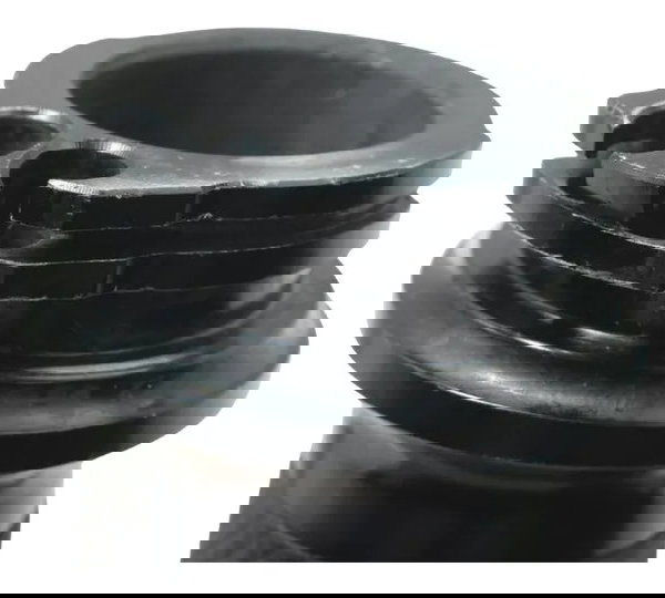 Manopla Direita Acelerador C/det Paralela Harley Dyna 08-11 Preto