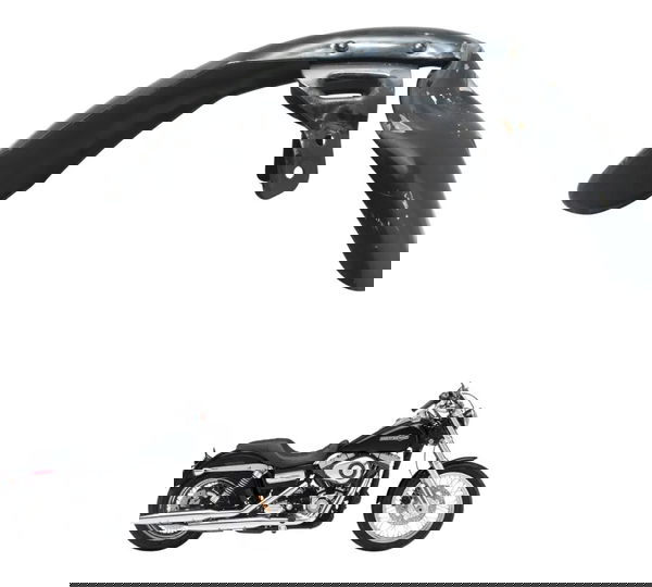 Paralama Dianteiro C/avaria Harley Dyna 08-11 Original Preto