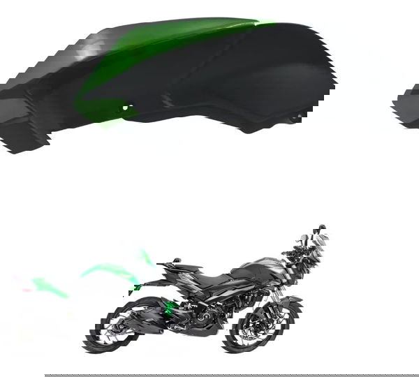 Carenagem Lateral Esquerda Bajaj Dominar 400 23-25 Original Verde