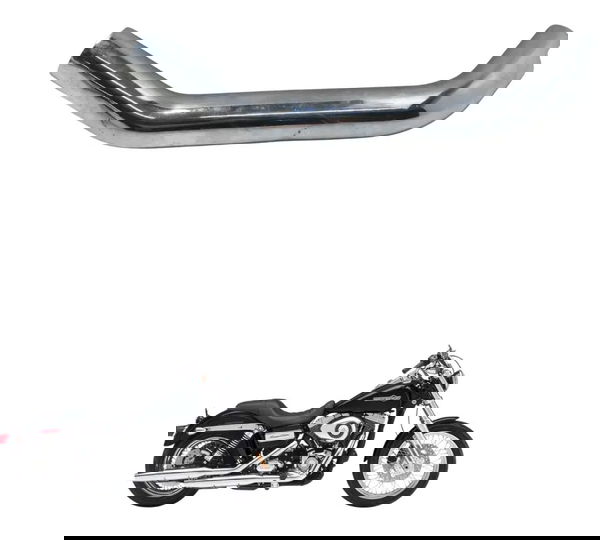 Protetor Escape Traseiro C/detalhes Harley Dyna 08-11 Orig