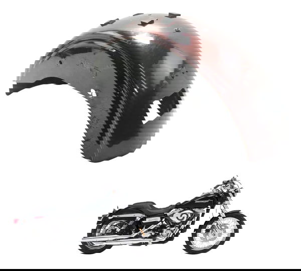 Paralama Traseiro C/ Detalhes Harley Dyna 08-11 Original