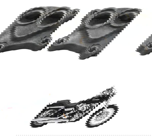 Par Suporte Tucho Válvula Harley Dyna 08-11 Original