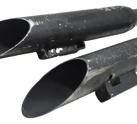 Par Ponteira Escape Esportiva C/ Deta Harley Dyna 08-11 Orig