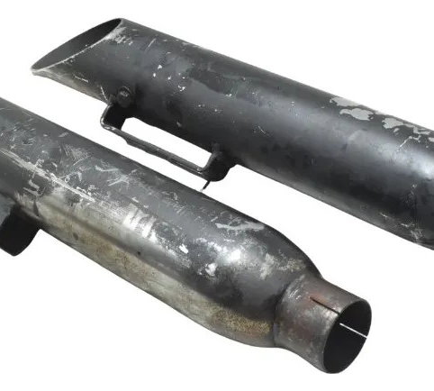 Par Ponteira Escape Esportiva C/ Deta Harley Dyna 08-11 Orig
