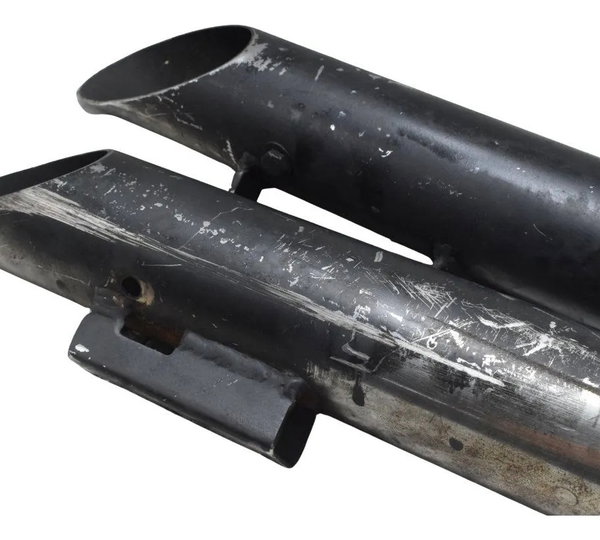 Par Ponteira Escape Esportiva C/ Deta Harley Dyna 08-11 Orig