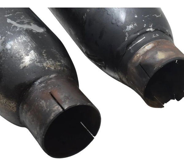 Par Ponteira Escape Esportiva C/ Deta Harley Dyna 08-11 Orig