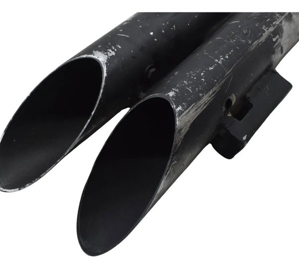 Par Ponteira Escape Esportiva C/ Deta Harley Dyna 08-11 Orig