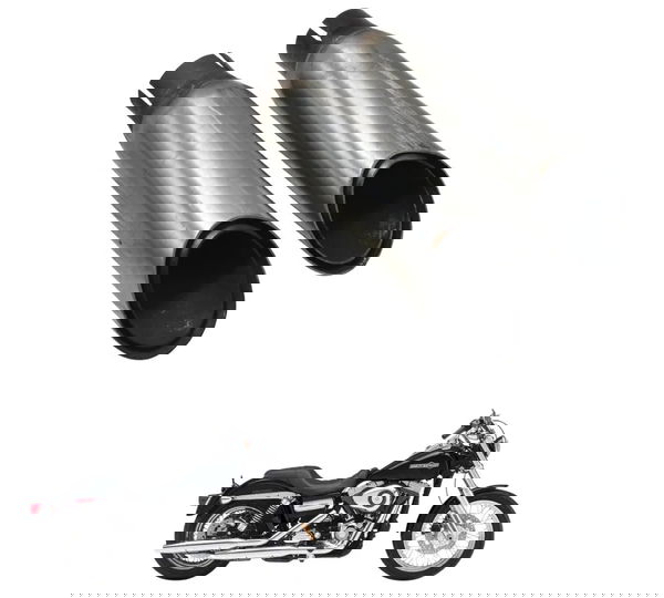 Par Ponteira Esportiva C/ Detalhes Harley Dyna 08-11