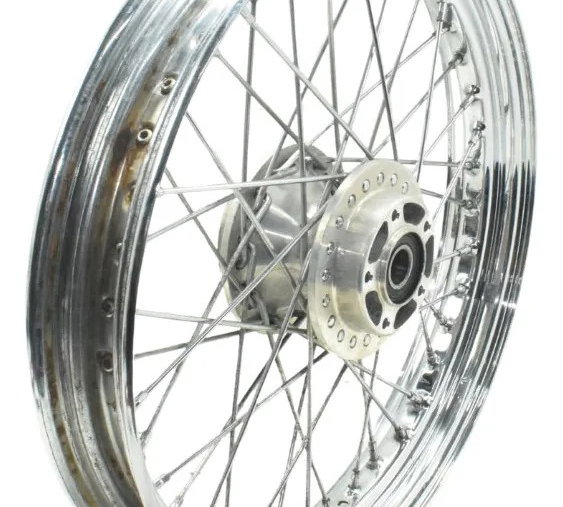 Roda Dianteira Harley Dyna Super Glide 08-11 Original Prateado
