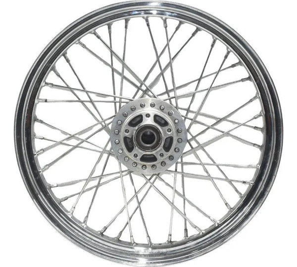 Roda Dianteira Harley Dyna Super Glide 08-11 Original Prateado