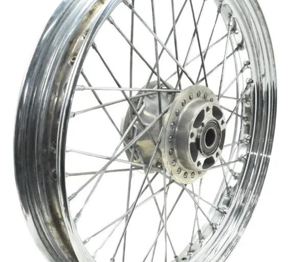 Roda Dianteira Harley Dyna Super Glide 08-11 Original Prateado