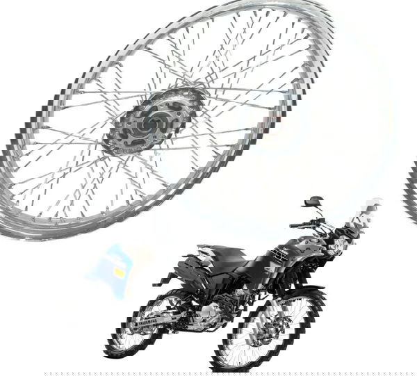 Roda Dianteira C/detalhes Harley Dyna Super Glide 08-11 Orig Prateado