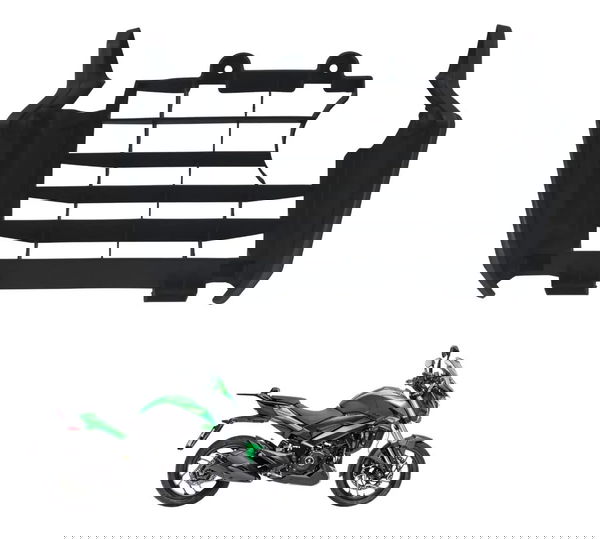 Grade Protetor Radiador Bajaj Dominar 400 23-25 Original Preto