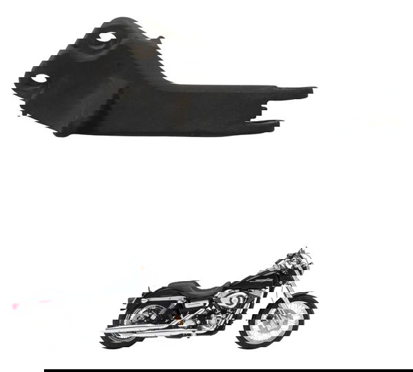 Suporte Pedaleira Traseira Esquerda Harley Dyna 08-11 Origin Preto
