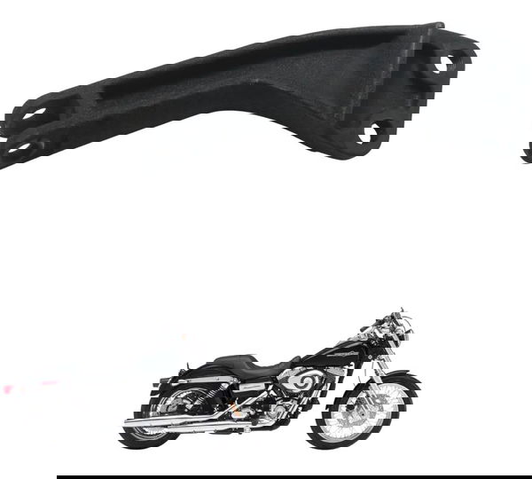 Suporte Pedaleira Traseira Direita Harley Dyna 08-11 Origina Preto